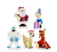 Rudolph The Red Naso Renna 5-Piece Figurina Scatola Set