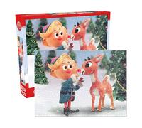 Rudolph The Renna 1000 Pezzi Glitter Neve Puzzle
