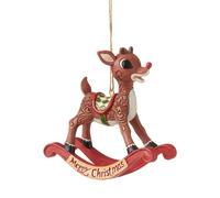 Rudolph The Renna Come Cavalli a Dondolo Ornamento