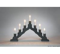 Rudolphs Schatzkiste Montagne grige di öre dell'Arco 47,5cm della Luce dell'Arco della Candela dello Svedese d'avanguardia dei candelabri di Weigla Svezia Nuove