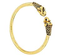 Rudraksha Shiv Om Trishul Damroo Kada per uomo, bracciale Lord Shiva Bahubali per uomo, ragazzo | Ottone religioso Kada | Bracciale misura libera per Maha Shivratri