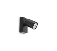 IDEAL LUX Lampada da parete Rudy AP1 - 1 luce GU10 7W 3000K - Metallo nero