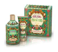 Rudy Gelato al Pistacchio Set Regalo, Bagnoschiuma 500ml e Crema Corpo 200ml, Fragranza Speciale in Confezione Decorativa Floreale