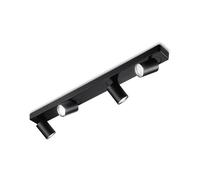 LAMPADA DA SOFFITTO RUDY PL4 NERO