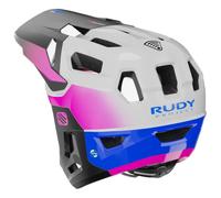 Rudy Project Casco Da Downhill Terraform Pro White / Pink / Ciber Blue Shiny