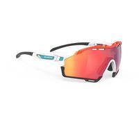 Rudy Project CUTLINE White Matte Multilaser Red Occhiali da Sole, 139 Unisex-Adulto