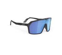 Occhiali Rudy Project Spinshield nero opaco con lenti RP Optics Multilaser blu