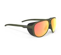 Rudy Project STARDASH Olive Matte Multilaser Orange Occhiali da Sole, 63 Unisex-Adulto