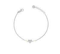 Rue des Mille Bracciale Catenella Perla Cuore