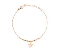Rue des Mille Bracciale Donna Argento 925 Micro 1 Soggetto Stella Oro Rosa | Bracciale Argento 925 Donna | Braccialetti Donna Argento Con Una Potente Carica Sentimentale