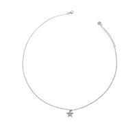 Rue des Mille Girocollo Donna Argento 925 Con Ciondolo Bombato Stella | Collana Argento Finito a Mano Nei Dettagli Con Una Potente Carica Sentimentale