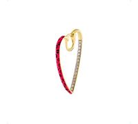 Rue Des Mille Mono Orecchini Donna Argento 925 Cuore | Orecchini Argento 925 Donna | Orecchini Cerchio Argento 925 Con Una Potente Carica Sentimentale