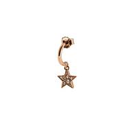 Rue Des Mille Mono Orecchini Donna Argento 925 Mini Hoop Stella Oro Rosa | Orecchini Argento 925 Donna | Orecchini Cerchio Argento 925 Con Una Potente Carica Sentimentale