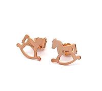 Rue Des Mille Orecchini donna argento 925 Lobo Cavallo | Orecchini argento 925 donna | Orecchini Argento donna Con Una Potente Carica Sentimentale