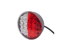 HELLA 2SD 344 200-311 Luce posteriore, LED, 24/12V, Montaggio, interno/avvitato, colore diffusore luce rosso/bianco/rosso, Cavo 500mm, Spina estremità del cavo aperta, Sx/Dx, Quantità 1