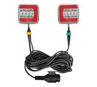 Rückleuchten-set LED 4F Su Magnete 7,5M + 2,5M Cavo 13P Rimorchio