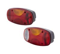 Rückleuchten-set Sinistra Destra 24 V 12 V R10W P21W HELLA Adatto A per Bcs