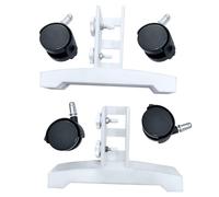 Rueda De - Base per riscaldatore universale girevole, set per cellulare, kit per riscaldatori a infrarossi, doppio pezzo, ruote rotanti in nylon, piattaforma stabile