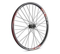 RUEDA DELANTERA DISC BULL NEGRA EJE 20 MM