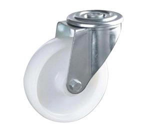 Rueda Industrial Nylon Pasante 80mm