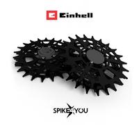 Ruedas A Punte Di Acciaio Per Il Premium EINHELL GC-RM 500 Robot Da Giardino 3mm