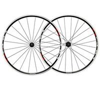 Shimano, Set 2 Ruote Bicicletta Laufradsatz, Nero (Noir/Rouge)