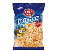 Ruedas Snack Croccante al Ketchup 70g - 12 pezzi - Aperitivo gustoso e saporito