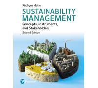 Rüdiger Hahn Sustainability Management: Concepts, Instruments, and S (Tascabile)