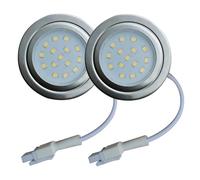 ruehalf 2 Pezzi 12V DC 220V 1.5W Aspiratore Ventilatore Lampadina 55mm Foro Tagliato Cappa da Cucina LED Luce Mini Vent Light (Color : 220V AC Warm White, Size : No)