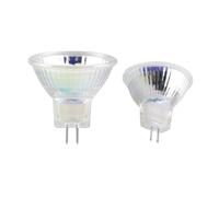 ruehalf 5 pezzi Mini faretti LED in vetro MR11 SMD2835 AC/DC 12V 2W 3W(6000K,3W)