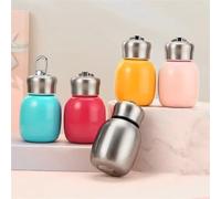 ruehalf da 200 ml, Mini boccette sottovuoto for caffè, in Acciaio Inossidabile, for Bevande da Viaggio, Thermos, Tazze e Tazze (Color : Silver, Size : 200ML)