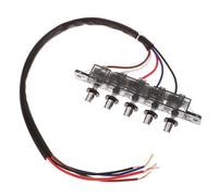 ruehalf Gruppo interruttore a pulsante for cappa da cucina in 1 pezzo - Parte di ricambio for cappa da cucina meccanica universale classica a 5 pulsanti