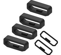 Ruentech Anello di chiusura a nastro compatibile per Garmin Vivosmart hr/Vivosmart hr +/Vivosport/Vivofit2/Vivoactive 4s/Vivomove 3s smartwatch, accessorio Loop Hoop Keeper, confezione da 6