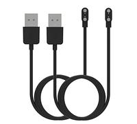 RuenTech Caricabatterie compatibile con casco Smart4u SH55M SH50, cavo di ricarica per Livall BH60SE/BH62/BH51M/BH50T/MT1 Smart Casco USB Adapter (2 nero 1 m)
