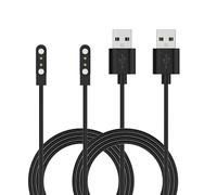 Ruentech Cavo di ricarica compatibile per CMF Watch Pro/Pro 2/3 Pro, cavo di ricarica USB 1,2 m, cavo di ricambio per CMF by Nothing Watch Pro (D395) (nero+nero)