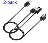 Ruentech Cavo di ricarica compatibile per Suunto Spartan/per Suunto 9/per Suunto Eon Core SMart Watch, 100 cm/3,3 m, cavo di ricambio per Suunto Actiity Tracker, colore: Nero