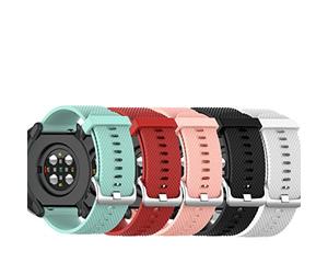 Ruentech Cinturino compatibile con Polar Ignite/Ignite 2/Unite GPS Sport Smartwatch Braccialetti Bracciali Accessori (Small, 5-A Colors)
