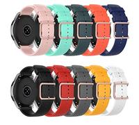 Ruentech Cinturino compatibile con Umidigi Uwatch 2 / Umidigi Uwatch 2s, cinturino di ricambio in morbido silicone flessibile per cintura, accessori (10 colori)