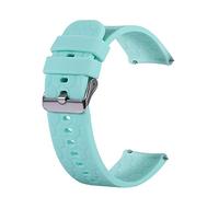 RuenTech Cinturino compatibile con Umidigi Uwatch 2/Uwatch 2S/Uwatch 3S/Urun/Urun S/Uwatch 5, cinturino di ricambio in silicone, 22 mm (blu-verde)
