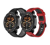RuenTech Cinturino di ricambio compatibile con Blackview X5/Blackview X1/Blackview W20 1.83 pollici, cinturino di ricambio in silicone, compatibile con accessori IOWODO X5/W13, Silicone