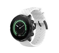 RuenTech Cinturino di ricambio compatibile con cinturino Suunto 7/Suunto 9, 24 mm, in silicone per Suunto 9 Baro/Suunto Spartan Sport Wrist HR Baro/Suunto D5 Smart Watch Accessori (bianco)