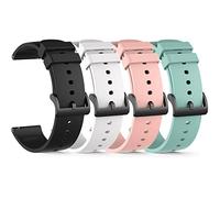 RuenTech Cinturino di ricambio da 22 mm, compatibile con Ruxingx/XINGHESF/Nemheng/Iaret, per smartwatch da 1,32 pollici, in silicone per accessori Ruxingx/XINGHESF G35, confezione da 4 pezzi B