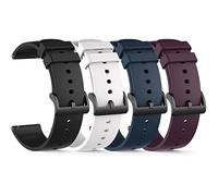 RuenTech Cinturino di ricambio da 22 mm, compatibile con Ruxingx/XINGHESF/Nemheng/Iaret, per smartwatch da 1,32 pollici, in silicone per accessori Ruxingx/XINGHESF G35, confezione da 4 pezzi A