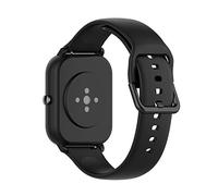 RuenTech Cinturino di ricambio in silicone compatibile con Amazfit GTS/Amazfit GTS 2/Amazfit Bip/Amazfit GTR 42 mm/Samsung Galaxy Watch 3 41 mm (grande, nero)