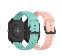 RuenTech Cinturino di ricambio in silicone compatibile con Amazfit GTS/Amazfit GTS 2/Amazfit Bip/Amazfit GTR 42 mm/Samsung Galaxy Watch 3 41 mm, S