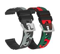 RuenTech Cinturino di ricambio in silicone per Amazfit GTS/Amazfit GTS3/Amazfit GTS2 Mini/Amazfit BIP S/Amazfit GTR 42MM