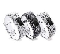 Ruentech Cinturino di ricambio per bambini compatibile con Garmin Vivofit Jr. 2, braccialetto fitness per bambini, regolabile, in silicone, 3PACK-H