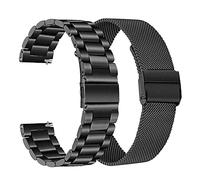 RuenTech Cinturino in metallo compatibile con Xiaomi Watch S4 / S4 Sport / S3 / 2 Pro / S2 / S1 Pro / S1 Active Cinturino in acciaio inox per Xiaomi Watch Color/Color 2 / Sport, Mittelgroße, Acciaio