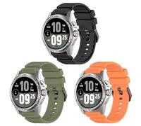 RuenTech Cinturino in morbido silicone, 24 mm, per Coros Apex 4, 46 mm, per Coros NOMAD, per uomo e donna, Mittelgroße, Silicone, Nessuna pietra preziosa