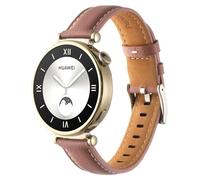 RuenTech Cinturino in vera pelle morbido compatibile con Oneplus Watch 3 43 mm, 18 mm, cinturino di ricambio per Oppo Watch X2 Mini Smartwatch Accessori, Mittelgroße, Pelle, Nessuna pietra preziosa